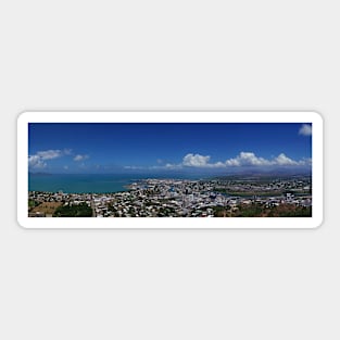 Townsville from Castle Hill Sticker